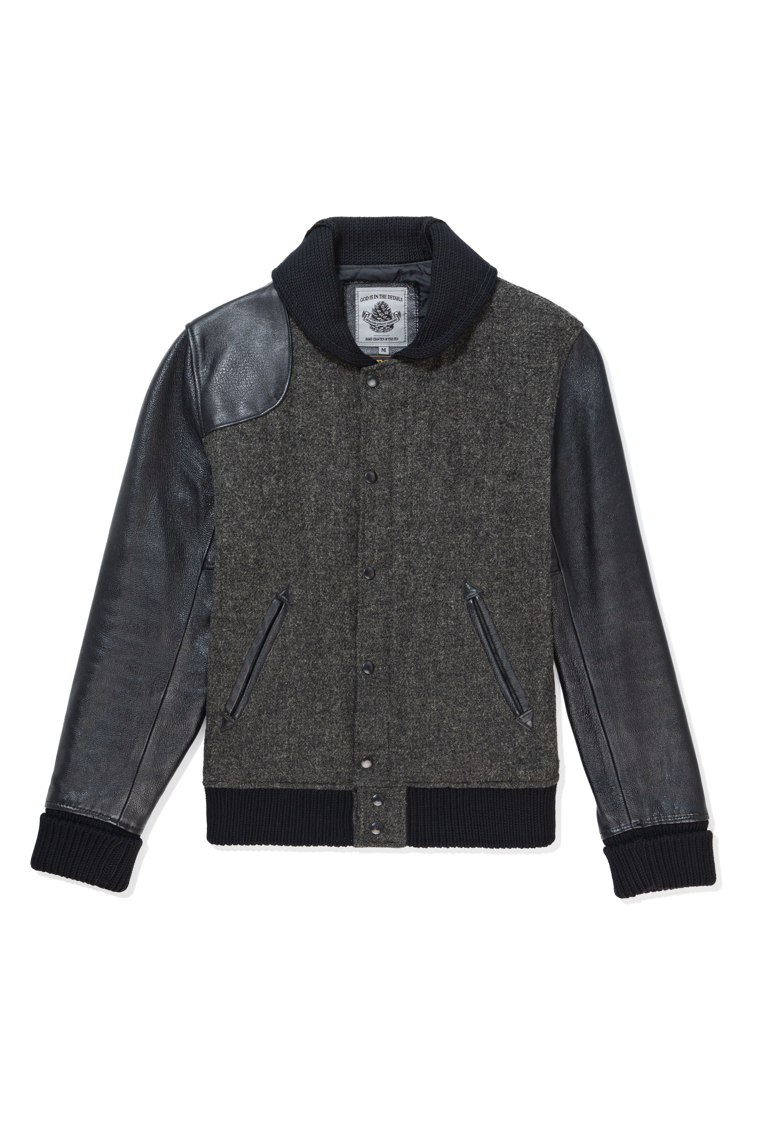 ジャケット・アウター SO ORIGINAL WOOL VARSITY JACKET (BLACK) Varsity Jacket – Alexander Jackson